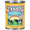 Sunshine Sunshine Evaporated Milk 12 oz. Can, PK24 10075300005076